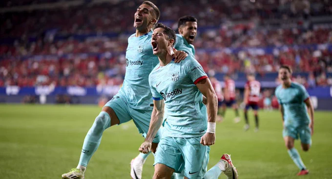 مصادر الوئام.. عرضان من الليغا يعطلان انتقال ليفاندوفسكي لدوري روشن