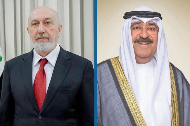 سمو الأمير يتلقى اتصالاً من الرئيس العراقي